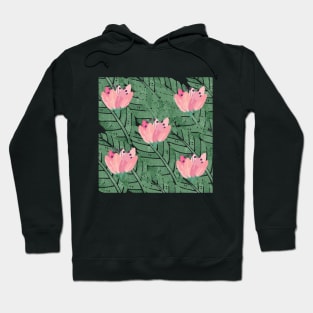 Pink soul flower. Hoodie